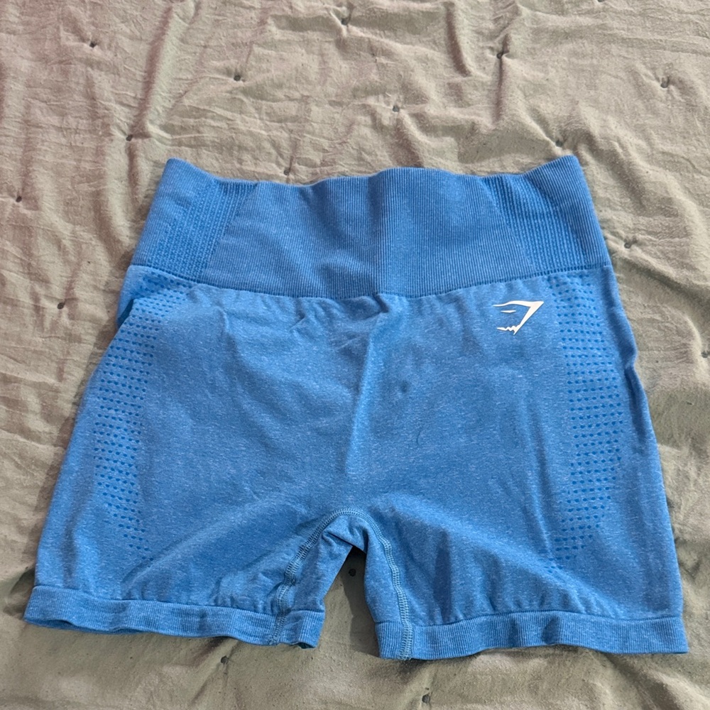 Gymshark Blue Seamless High-Waist Vital Women’s Shorts
